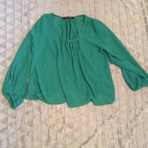 Forever 21 Teal Blouse